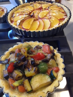 vegetable and apple tarts.JPG