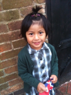 lucia in uniform with union jack.jpg